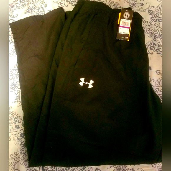 Under Armour Other - Mens Under Armour XXL Black Athletic Gym Pants W/ Pockets - NEW WITH TAGS
